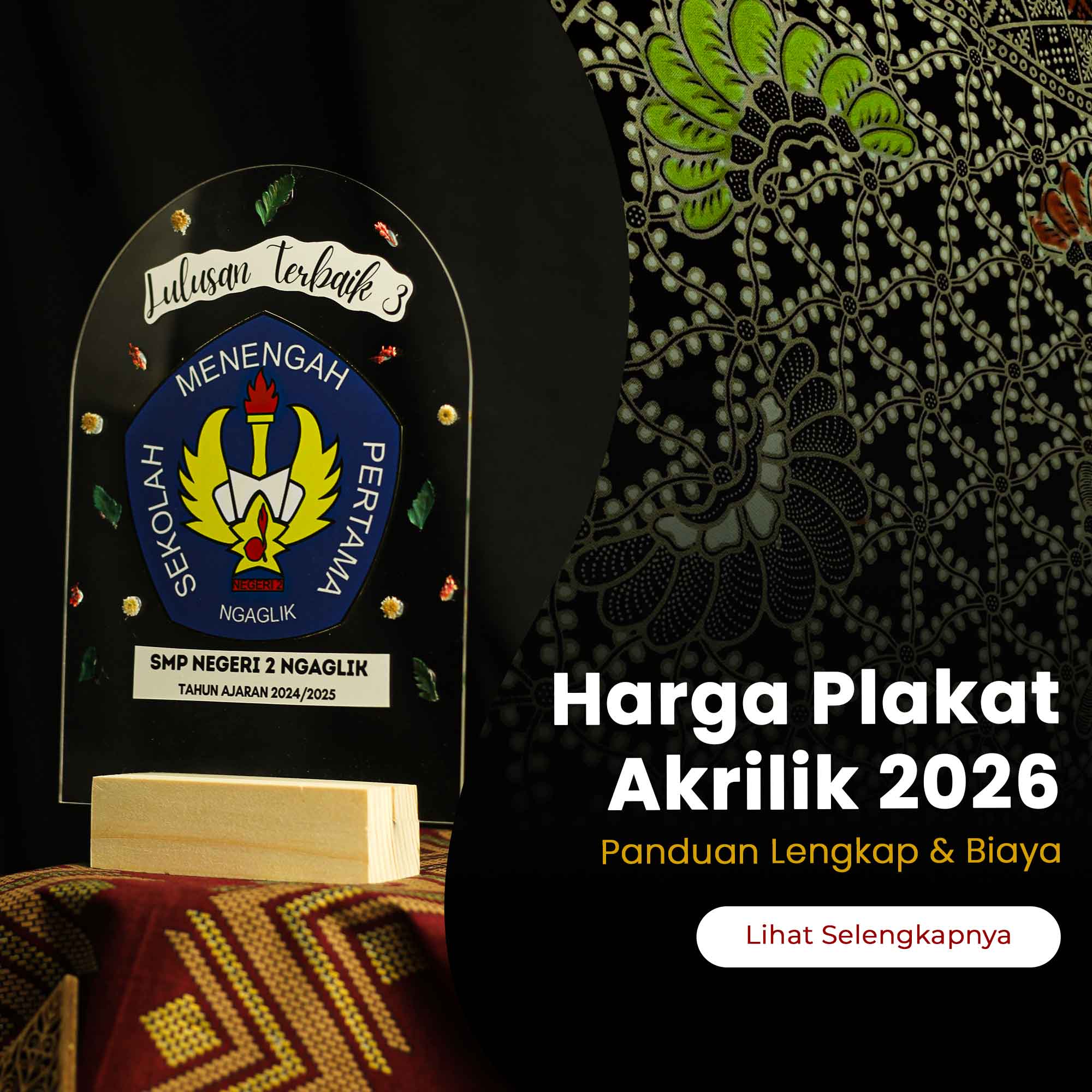 Kw artikel plakat wisuda Harga Pembuatan Plakat Akrilik. vol 20..jpg