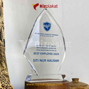 Plakat Akrilik Best Employee Elegan