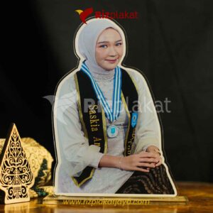Plakat Akrilik Wisuda Custom Foto