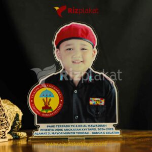Plakat Akrilik Wisuda PAUD & TK Custom Foto